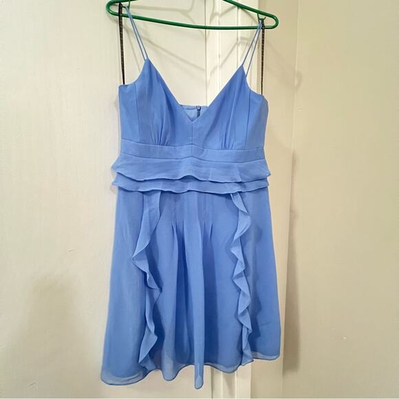 Nanette Lepore Merengue Spaghetti Strap Dress in Blue - Picture 1 of 11